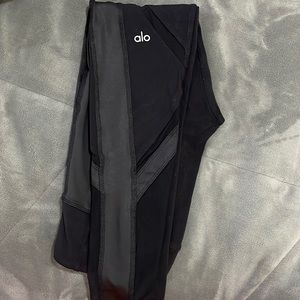alo leggings, size xs, black